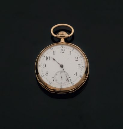 POCKET WATCH
750 thousandths yellow gold,...