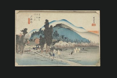 UTAGAWA HIROSHIGE (1797-1858)
Two oban yoko-e...