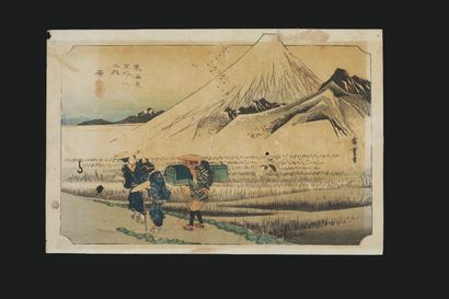 UTAGAWA HIROSHIGE (1797-1858)
Three Oban...