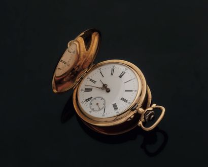 SAVONNETTE POCKET WATCH
750 thousandths yellow...