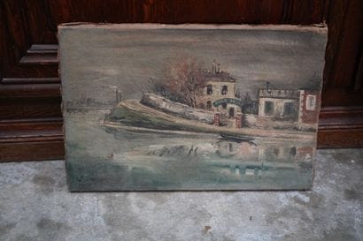G. FERRO
Chez Jules, 1945
Huile sur toile,...