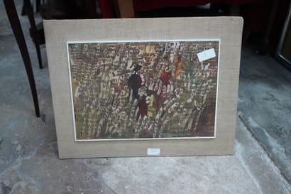 Gérard CYNE (1923-2006)
Composition abstraite
Deux...