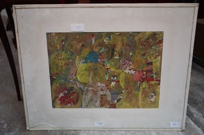 Gérard CYNE (1923-2006)
 - Composition abstraite
Deux...
