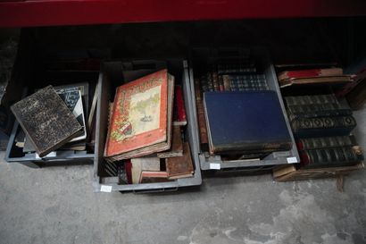 Réunion de livres reliés, 17e, 18e, 19e,...