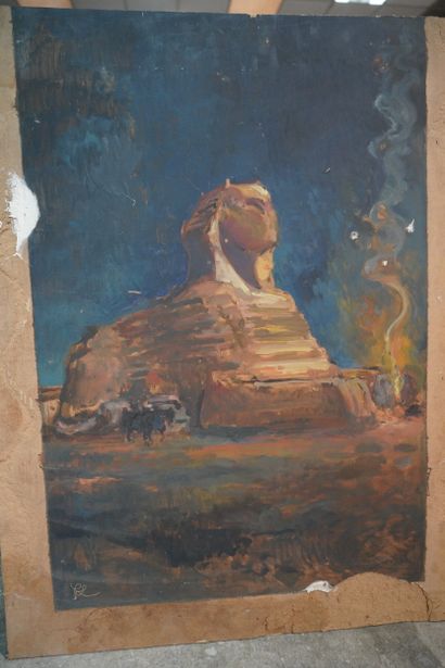 Patrice LANDAUER (né en 1965)
Le Sphinx
Huile...