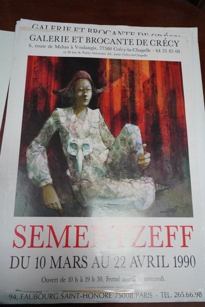 Importante réunion d'affiches d'expositions...