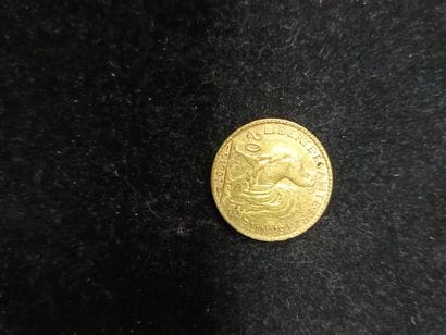 Pièce de 20 francs or au coq, 1907.
Poids....