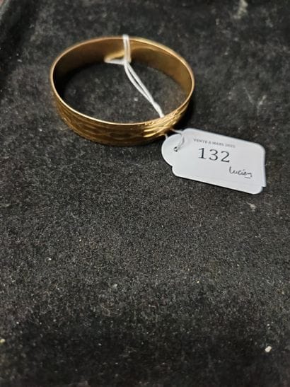 Bracelet rigide en or jaune 18k (750), à...