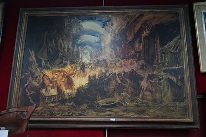 JOZAN
Le Jugement dernier, (19)84
Huile sur...