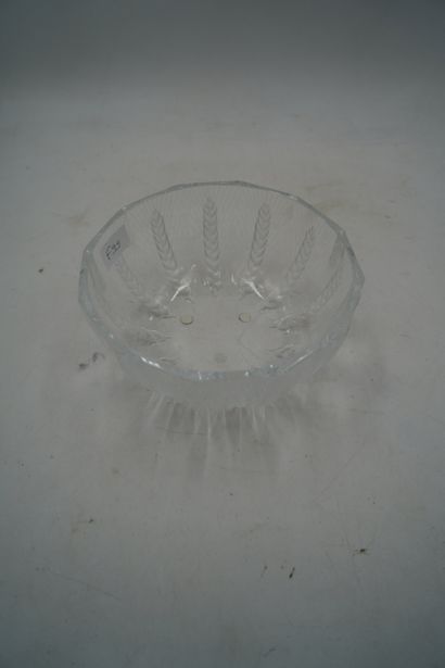 LALIQUE France
Coupe en cristal taillé à...