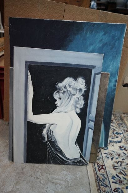 ECOLE MODERNE
Paysage lacustre
Huile sur...