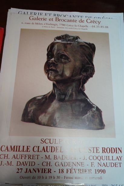 Importante réunion d'affiches d'expositions...