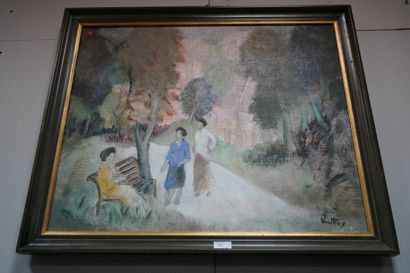Pierre VAUTHEY (1937-2019)
Femme au jardin
Huile...