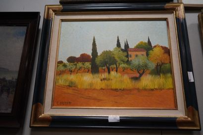 Christian DALIBERT (né en 1946),
Paysage...