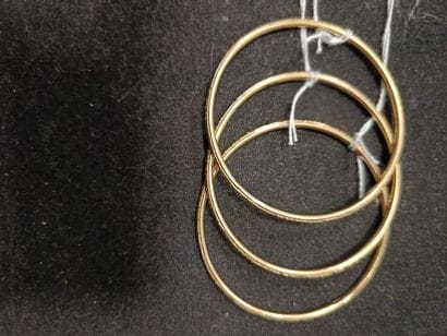 Bracelet semainier en or jaune 18k (750).
Poids....