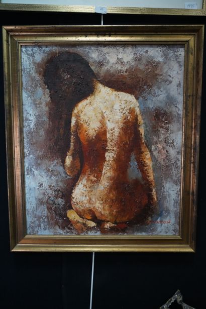 Donald BARTON (1903-1990)
Nu de dos
Huile...