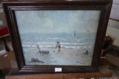 TIVOLY (actif au XXe siècle)
Pêcheur sur...