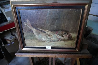 Ecole Moderne
Nature morte au poisson
Huile...