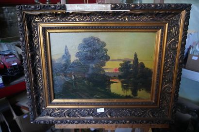 F. STERN (actif au XXe siècle)
Paysage au...