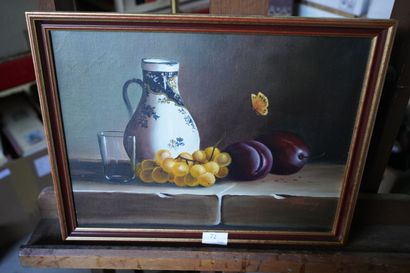 École Moderne. « Nature morte aux fruits,...