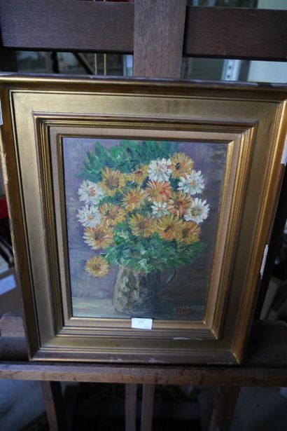 R GIL
Nature morte aux fleurs
Huile sur toile...