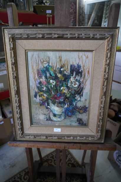 Geneviève GAVREL (1909-1999)
Fleurs
Huile...