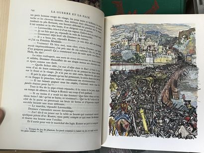Réunion de livres illustrés dont : 
-J C...