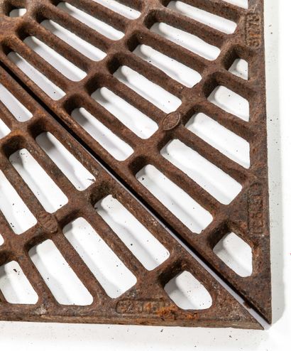 TREE FOOT GRILLE, PARIS
Cast iron, rectangular...