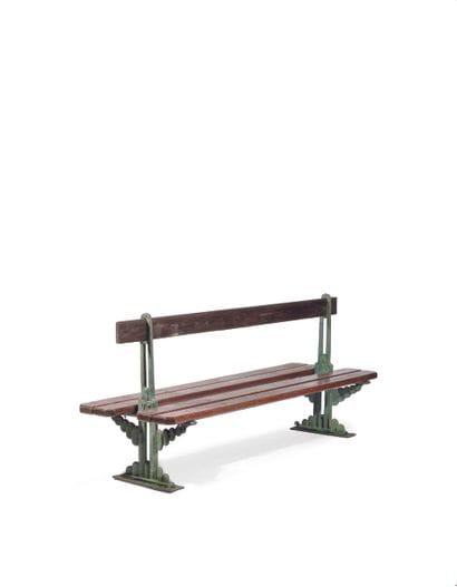 LARGE DOUBLE PUBLIC BENCH, PARIS
The cast-iron...