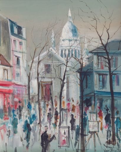 Juan BENITO (né en 1944)
Montmartre, la place...