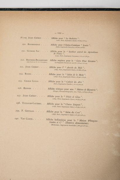 LES MAITRES DE L’AFFICHE – QUATRIEME ET CINQUIEME...