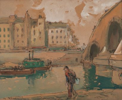 Charles BLONDIN (1913-1991)
Pont de Paris
Technique...