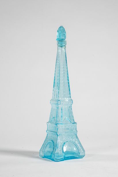 BOUTEILLE TOUR EIFFEL
Verre moulé teinté...