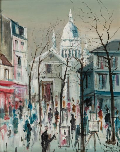 Juan BENITO (né en 1944)
Montmartre, la place...