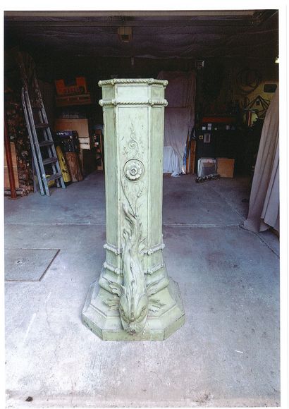 EXCEPTIONAL CANDELABRA FROM THE COURTYARD...
