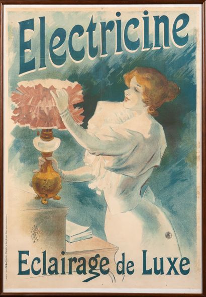 Lucien LEFEVRE (1862-1895) 
Electricine
Lithographic...