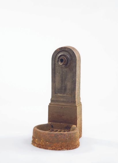 WALL FOUNTAIN, Paris
Black-painted cast-iron,...