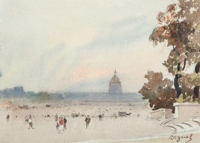 PIERRE VIGNAL (1855-1925)
Les Invalides
Aquarelle...