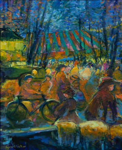 Gérard VALTIER (né en 1950)
La Guinguette
Huile...