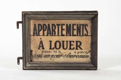 PLAQUE D’INFORMATION D’IMMEUBLE « APPARTEMENTS...