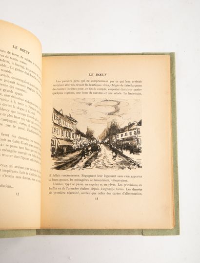 VLAMINCK (Maurice de), Le Bœuf illustrations...