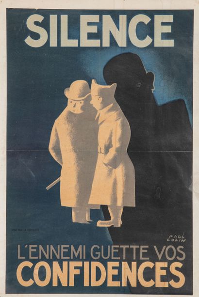 Paul COLIN (1892-1985)
Silence L’ennemi guette...