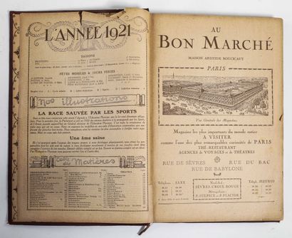 AU BON MARCHE - AGENDA BUVARD - 1921
Couverture...