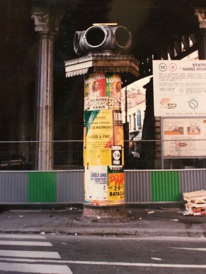 EXTREMELY RARE MORRIS COLUMN, PARIS
Hexagonal...