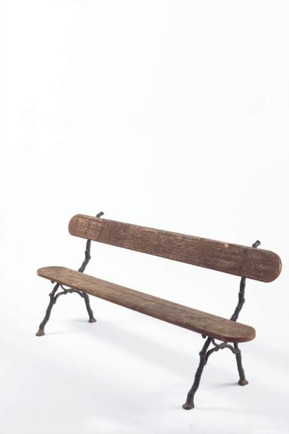 PUBLIC BENCH, PARIS
Green-painted cast-iron...