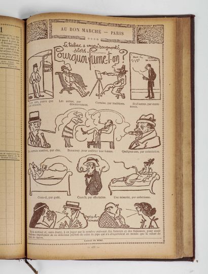 AU BON MARCHE - AGENDA BUVARD - 1921
Couverture...