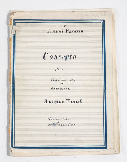ANTOINE TISNE (1932-1998) – PARTITION
Partition...