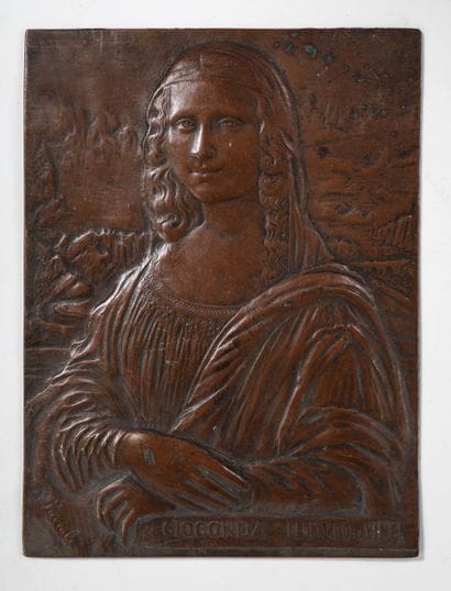 G. PICCIOLI
Gioconda
Bas-relief en régule...