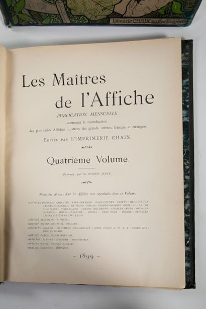 LES MAITRES DE L’AFFICHE – QUATRIEME ET CINQUIEME...