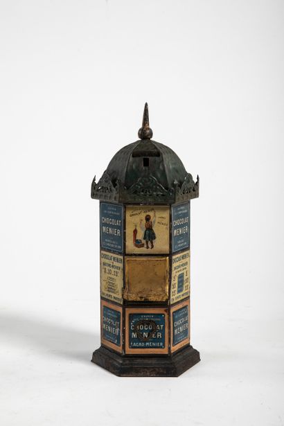 TIRELIRE PUBLICITAIRE – CHOCOLAT MENIER
Tôle...
